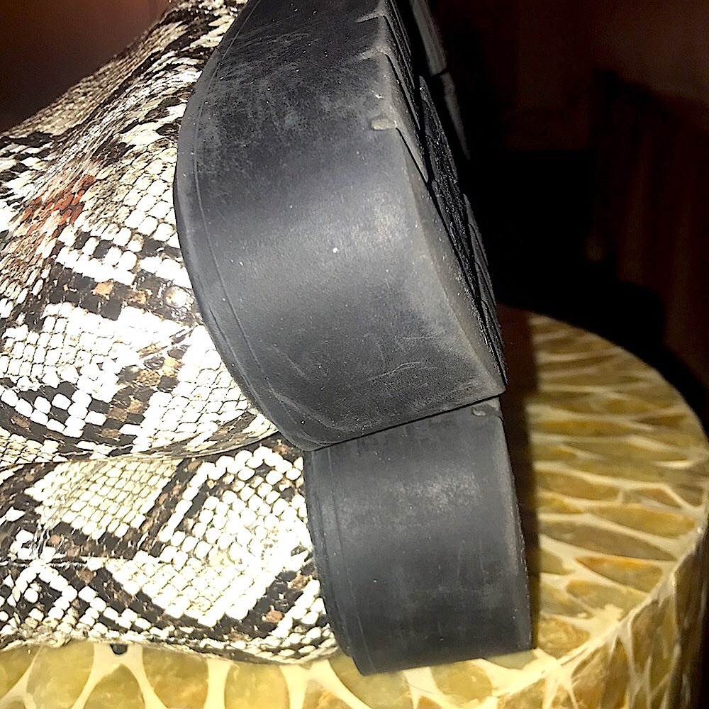 Steve Madden Guided Snake Combat Booties! - Picture 15 of 16